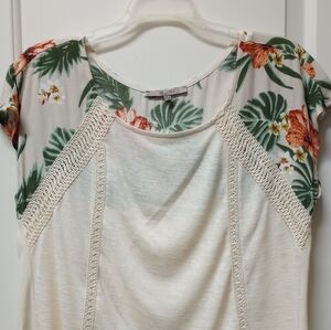 Miss Me Cream Floral Blouse